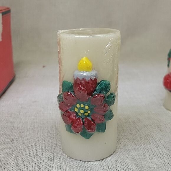 Vintage Set Of Six Christmas Cheer Candles Set ( NEW) - Picture 7 of 10